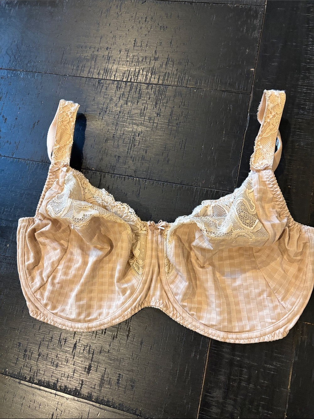 Prima Donna Madison Full Cup Beige Lace Underwire Bra Size 40H